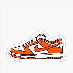 Low Dunks Syracuse Sticker