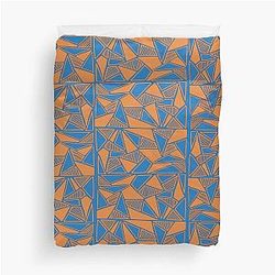 Triangles Syracuse Duvet Cover