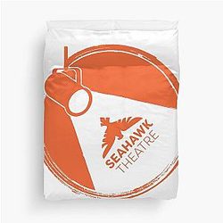 Syracuse Junior High Theatre Spotlight Orange Duvet Cover