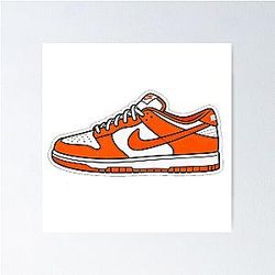 Low Dunks Syracuse Poster