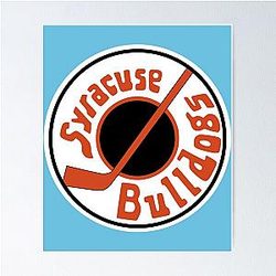 Syracuse Bulldogs Ice Hockey Team (Slap Shot)   Poster