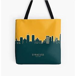 Syracuse New York Skyline Tote Bag