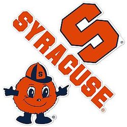 Syracuse University Sticker SU Cuse Orange Vinyl Decals Laptop Water Bottle Car Scrapbook Type 5