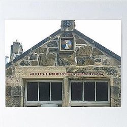 Quarrelling Is Taboo Stirling Architecture Scotland Poster