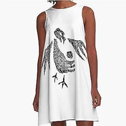 Taboo Bird A-Line Dress
