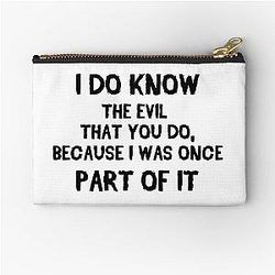 Taboo Zipper Pouch