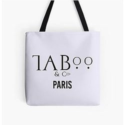 Taboo Luxury Over Print Tote Bag