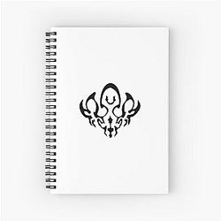 Taboo Tattoo Spiral Notebook