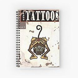 Tattoos and the Taboo Spiral Notebook