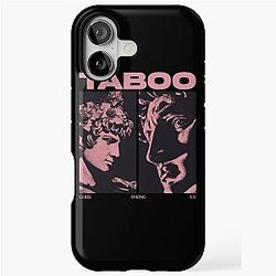TABOO Dark Aesthetic Poster iPhone Case