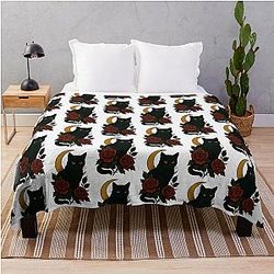 My Black Cat Throw Blanket