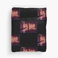 Taboo Neon Light Duvet Cover