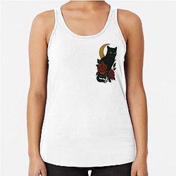 My Black Cat Named Taboo Racerback Tank Top 

Cleaned title: My black cat named Taboo racerback tank top
