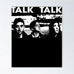 Talk Talk Rock Music Band Tri Blend Poster