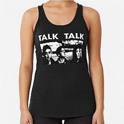 Talk Rock Music Band Tri-Blend Racerback Tank Top