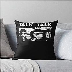 Talk Rock Music Band Throw Pillow