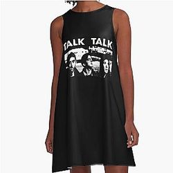 Talk Talk Rock Music Band Dress A-Line Tri-blend