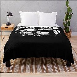 Talk Rock Music Band Tri-blend Throw Blanket
