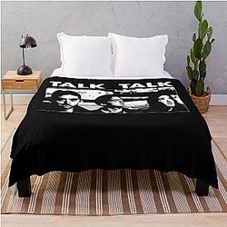 Talk Rock Music Band Throw Blanket