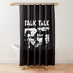 Talk Rock Music Band Shower Curtain