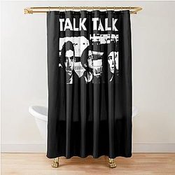 Talk Rock Music Shower Curtain
