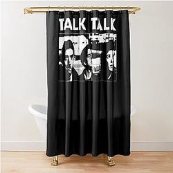 Talk Rock Music Band Shower Curtain