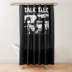 Talk Rock Music Band Shower Curtain