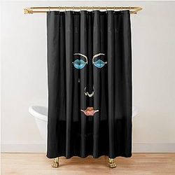 Talk 80s Iconic Synthpop Band Shower Curtain