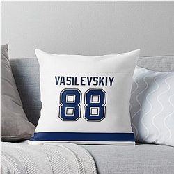 Tampa Bay Lightning Andrei Vasilevskiy Jersey Back Phone Case Throw Pillow