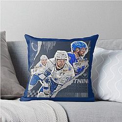 Tampa Bay Hockey Team Design Throw Pillow