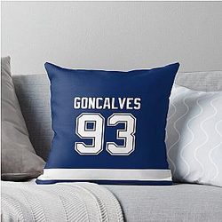 Tampa Bay Lightning Gage Goncalves Home Jersey Phone Case Throw Pillow