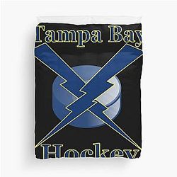 Tampa Bay Hockey Duvet Cover