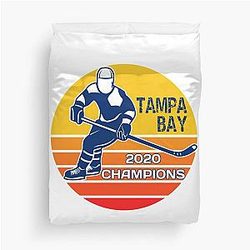 Tampa Bay Hockey Champions Duvet Cover