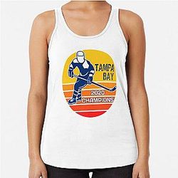 Tampa Bay Hockey, Tampa Bay 2020 Champions, Racerback Tank Top