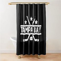 Tampa Bay Hockey Shower Curtain