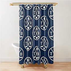 Retro Tampa Bay Choir Emblem Vintage TB Shower Curtain