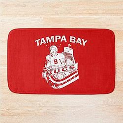 V Tampa Bay Buccaneers Bath Mat