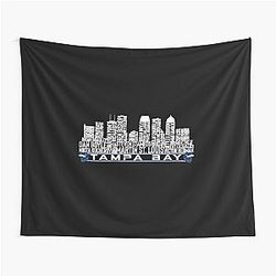 The Tampa City Skyline Tapestry