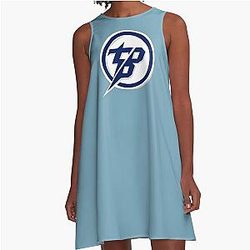 Tampa Bay Lightning A Line Dress