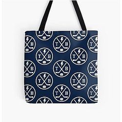 Retro Tampa Bay Hockey Vintage Tote Bag