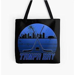 Tampa Bay Hockey Vintage Tote Bag