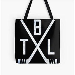 Hockey - Tampa Bay Lightning Blue All Over Print Tote Bag