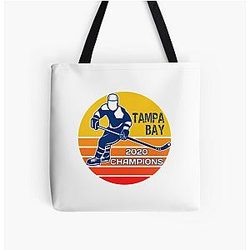 Tampa Bay Hockey, 2020 Champions, Tampa All Over Print Tote Bag