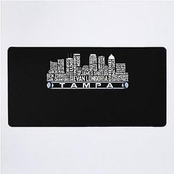 Tampa Bay Baseball Team Legends Tampa Bay Skyline Desk Mat