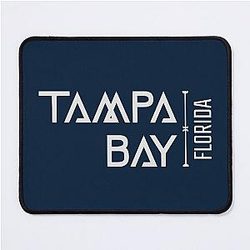 Tampa Bay Florida USA Gray Design Mouse Pad