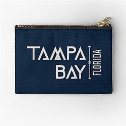 Tampa Bay Florida USA Gray Design Pouch