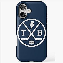 Retro Tampa Bay Hockey Emblem Vintage TB iPhone Case