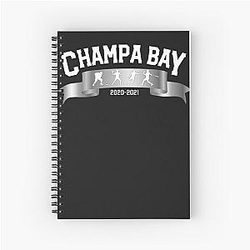 Champa Bay National Champions Tampa Bay Football Baseball Soccer Hockey League Notebook
