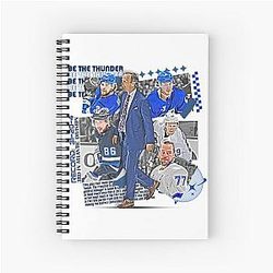 Tampa Bay Hockey Team Design Spiral Notebook