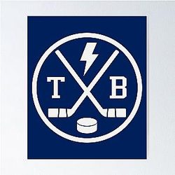 Retro Tampa Bay Hockey Emblem Vintage TB